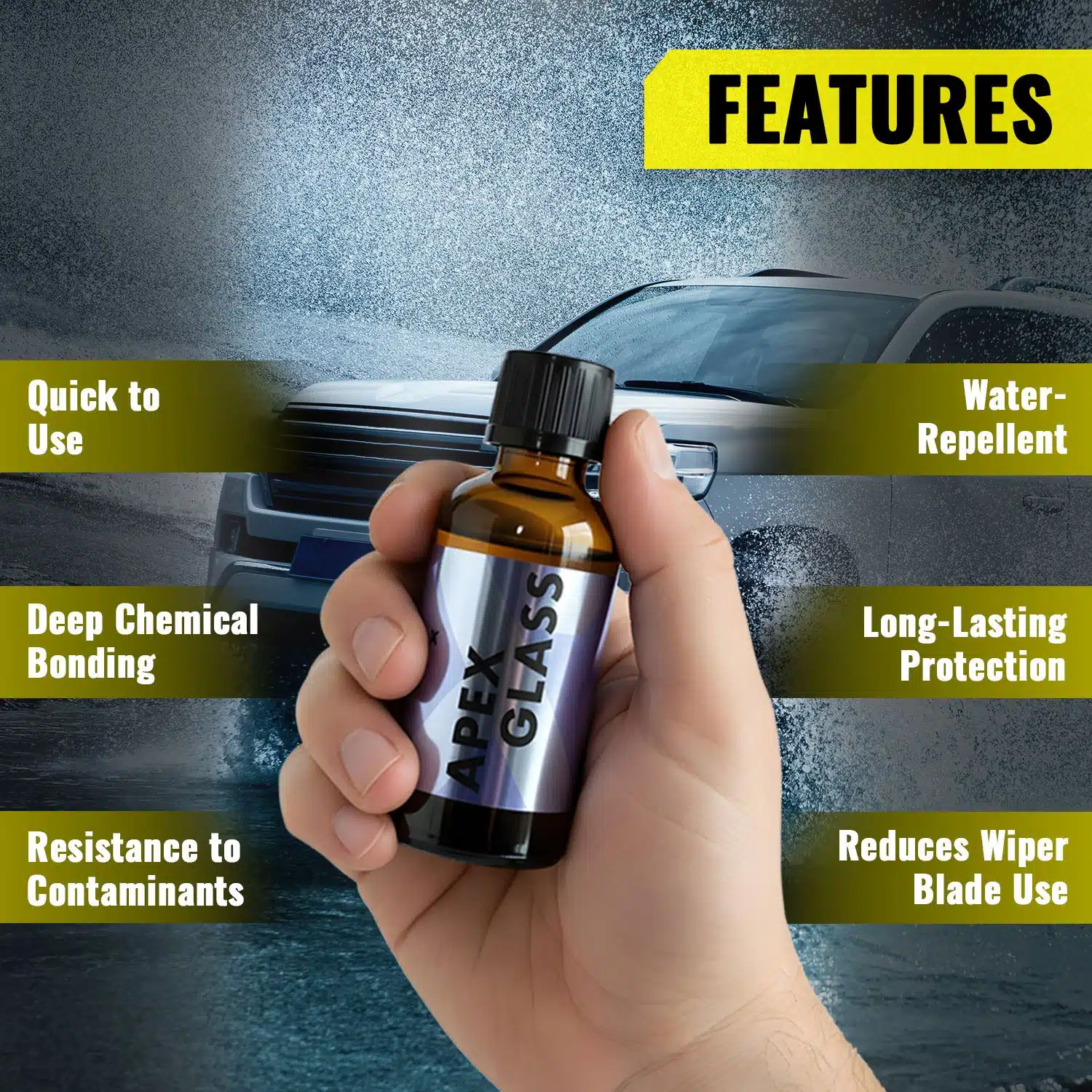 Apex Glass & Windshield Ceramic coating