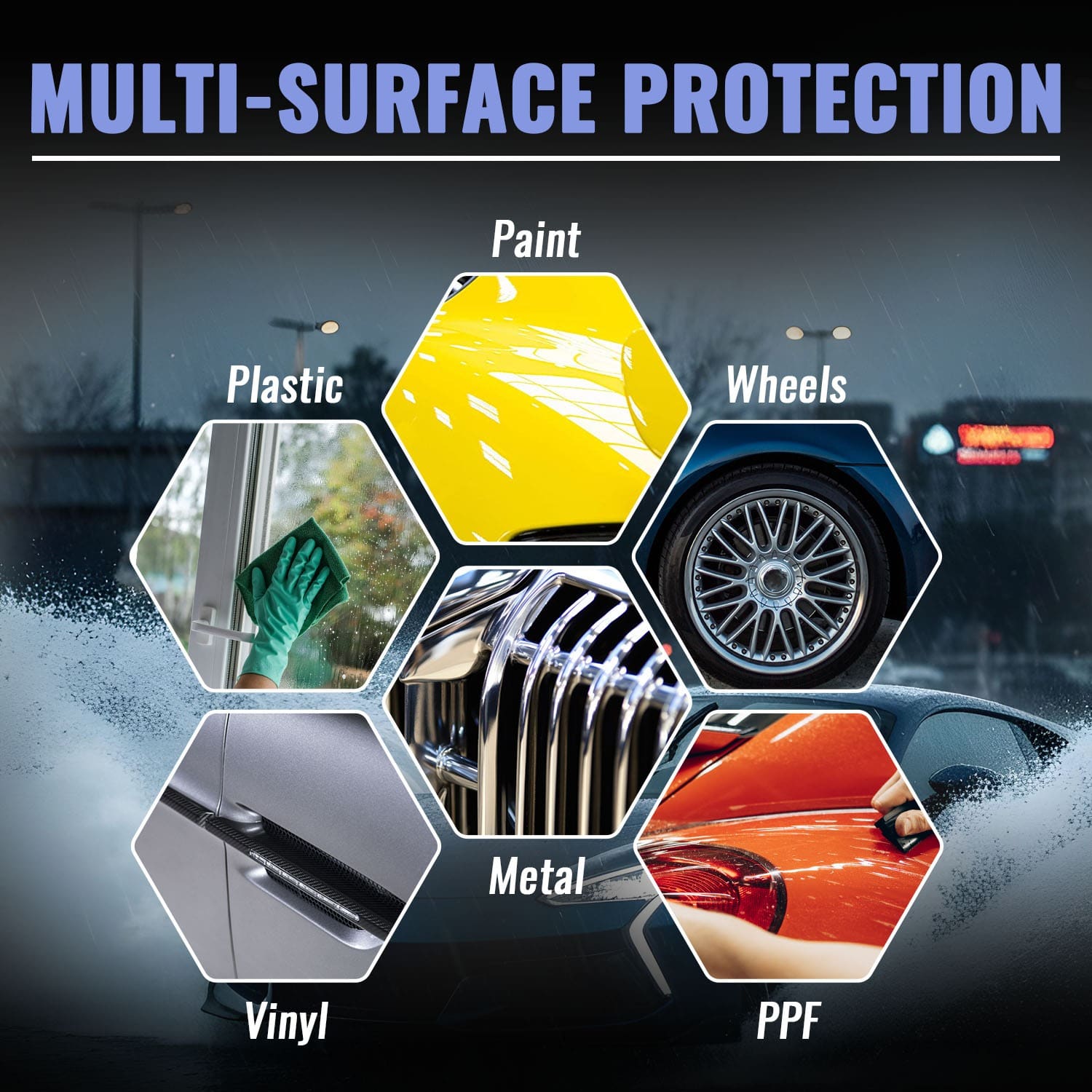 Protection for various vehicle surfaces