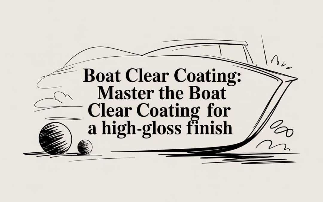 Boat Clear Coating: Master the boat clear coating for a High-Gloss Finish