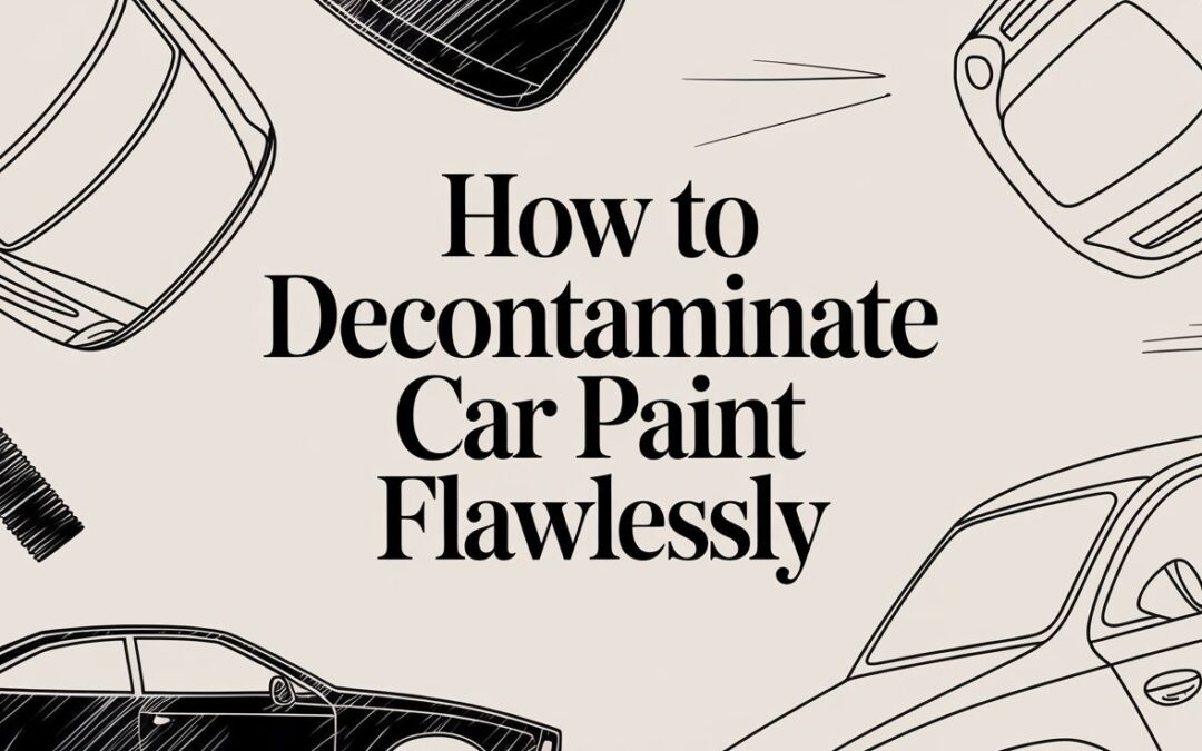 How to Decontaminate Car Paint Flawlessly