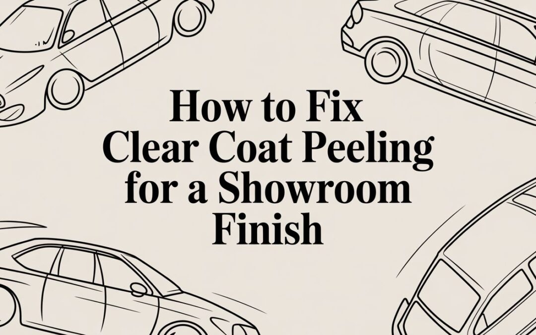 How to Fix Clear Coat Peeling for a Showroom Finish