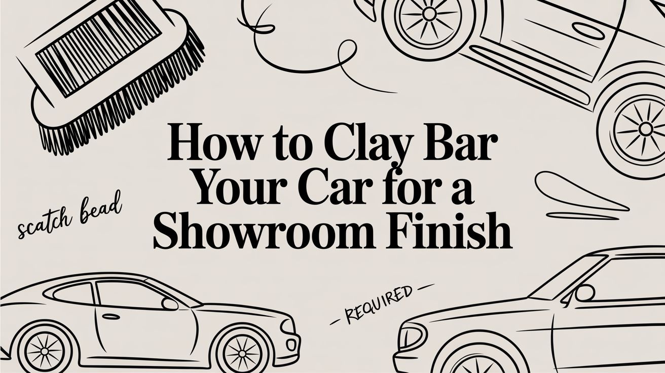How to Clay Bar Your Car for a Showroom Finish