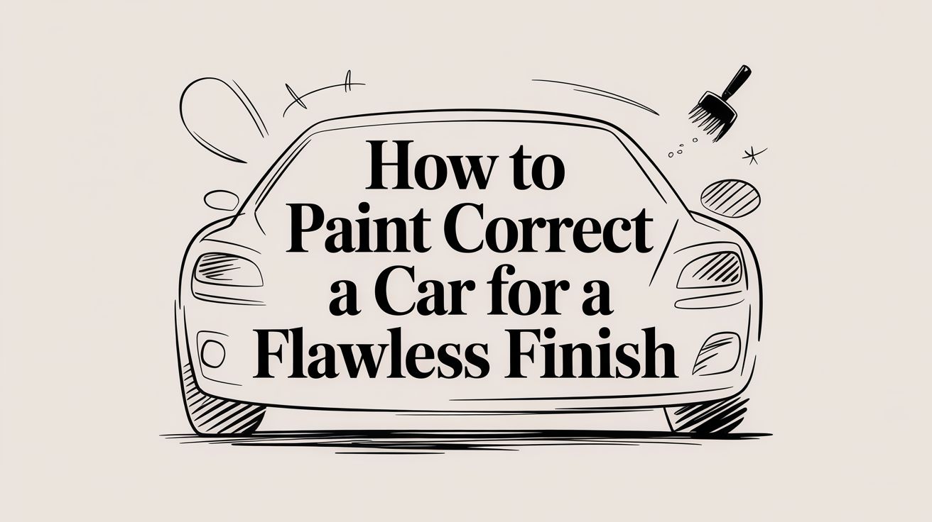 How to Paint Correct a Car for a Flawless Finish