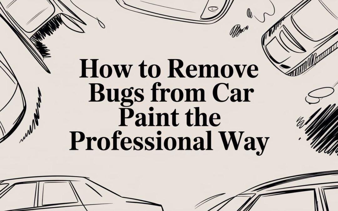 How to Remove Bugs from Car Paint The Professional Way