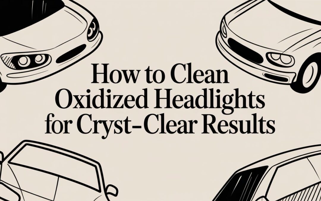 How to Clean Oxidized Headlights for Crystal-Clear Results