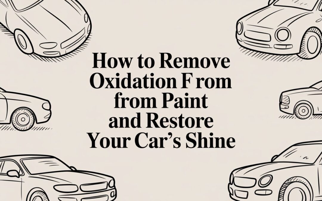How to Remove Oxidation from Paint and Restore Your Car’s Shine