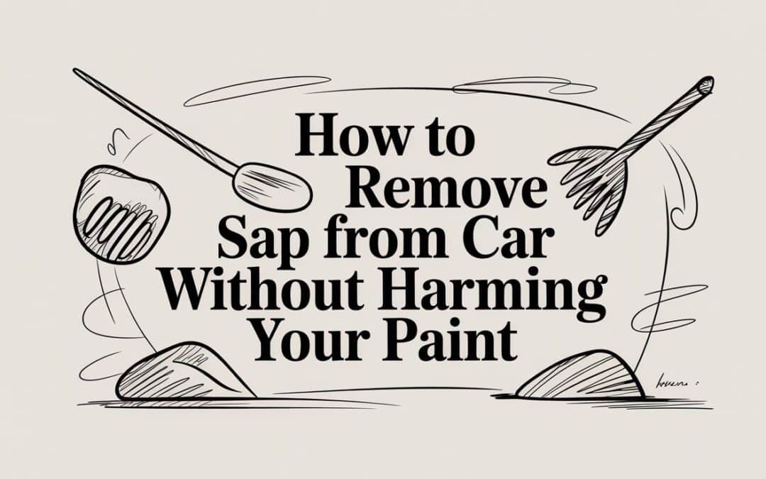 How to Remove Sap from Car Without Harming Your Paint