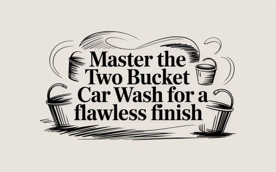 Master The Two Bucket Car Wash For A Flawless Finish