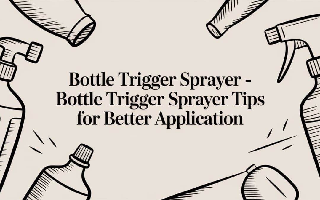 Bottle Trigger Sprayer – bottle trigger sprayer tips for better application