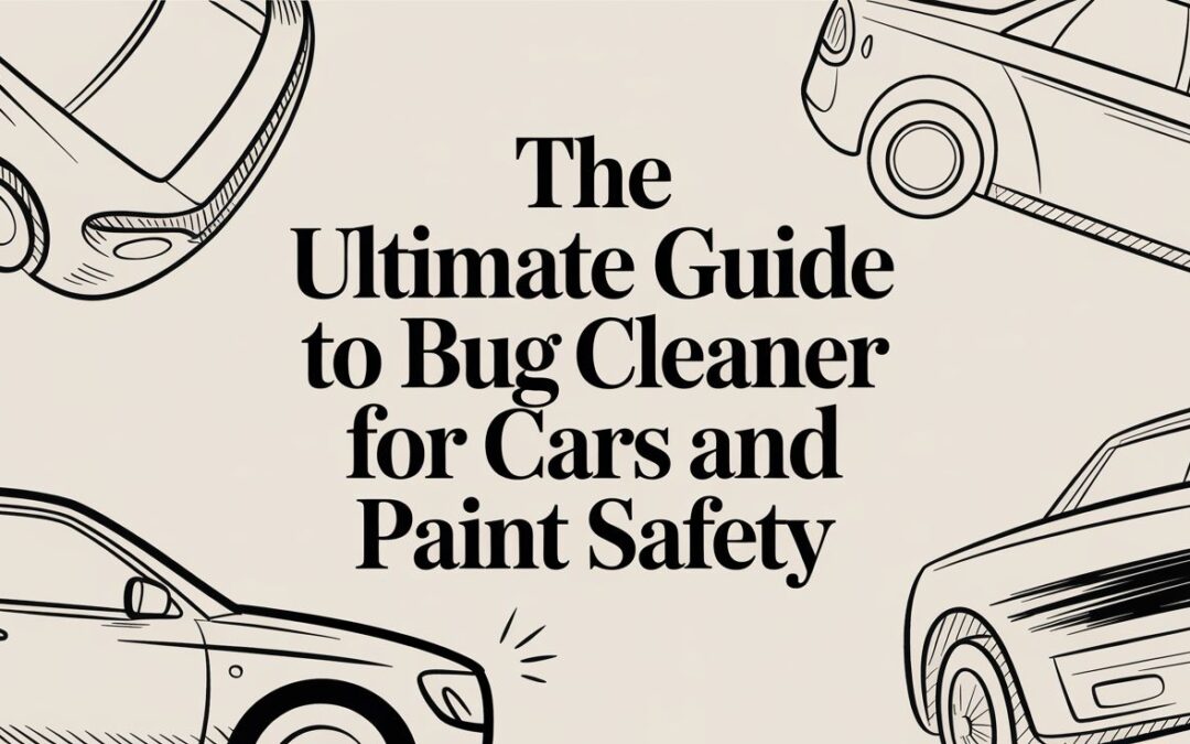 The Ultimate Guide to Bug Cleaner for Cars and Paint Safety