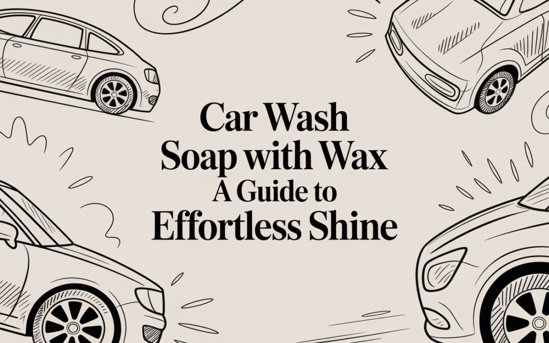 Car Wash Soap With Wax A Guide to Effortless Shine