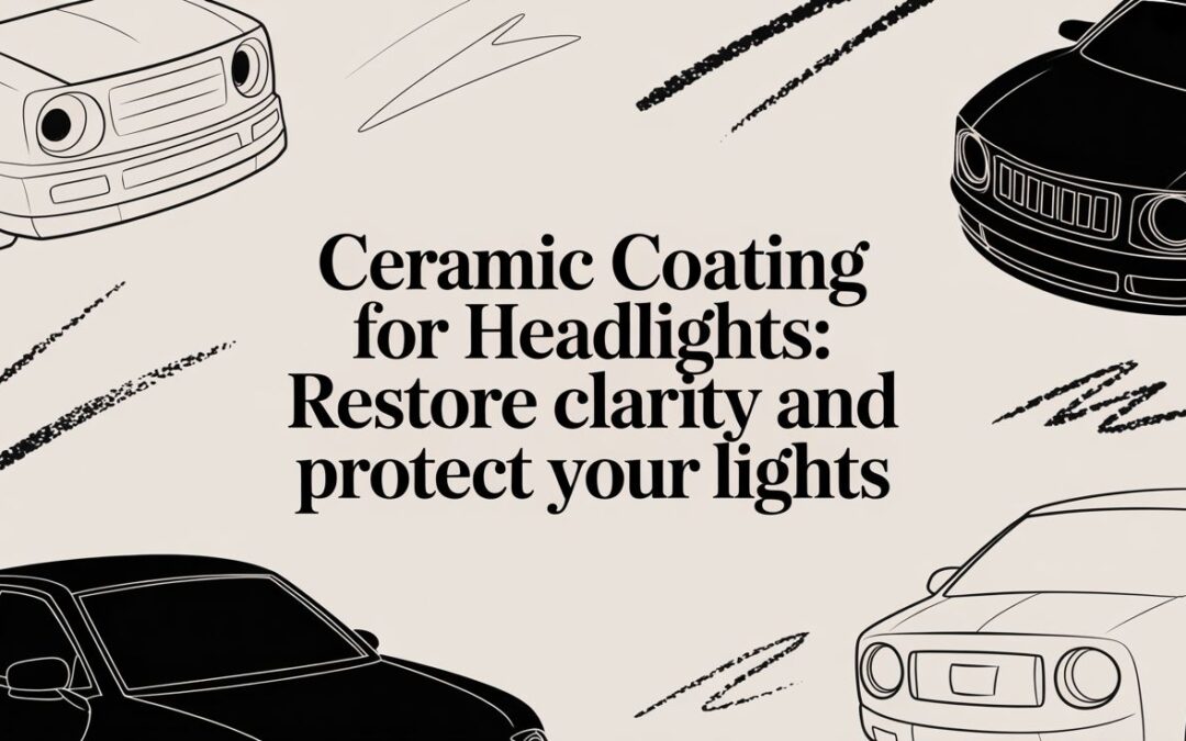 Ceramic coating for headlights: Restore clarity and protect your lights