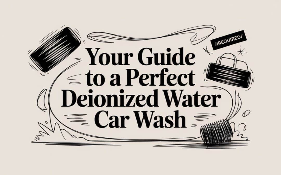 Your Guide to a Perfect Deionized Water Car Wash