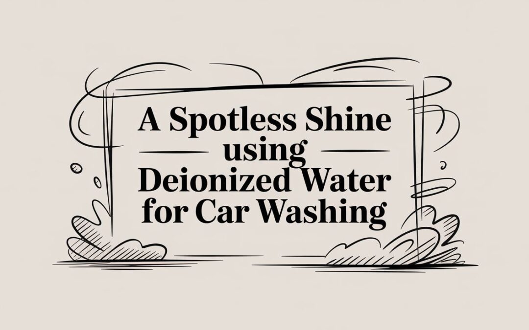 A Spotless Shine Using Deionized Water for Car Washing