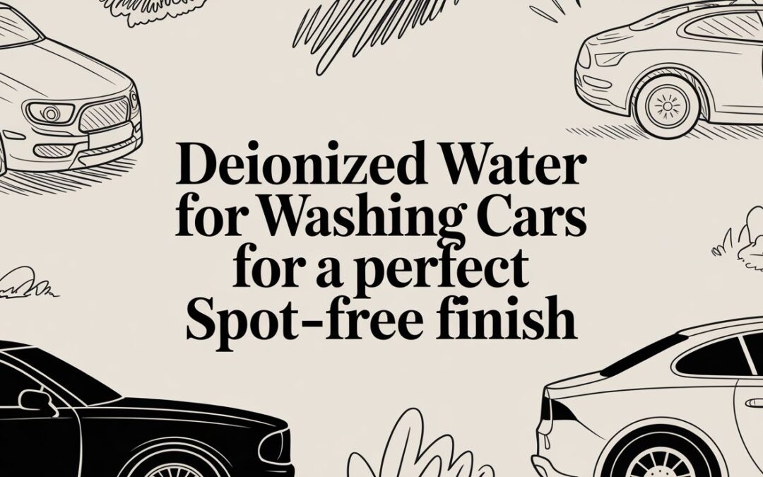 Deionized Water for Washing Cars for a Perfect Spot-Free Finish