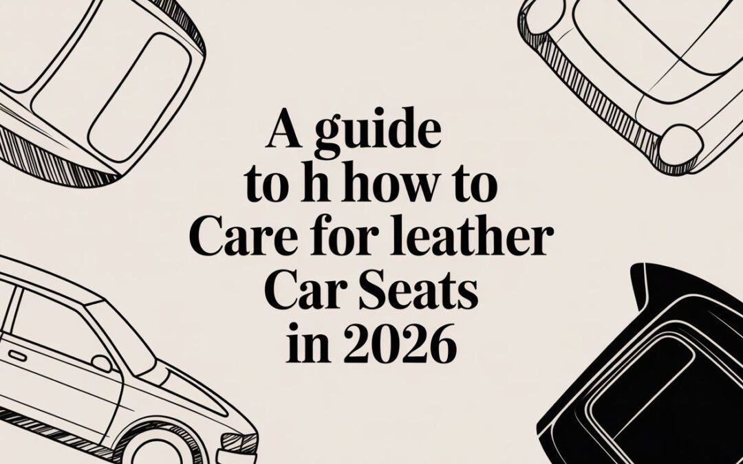 A Guide to How to Care for Leather Car Seats in 2026