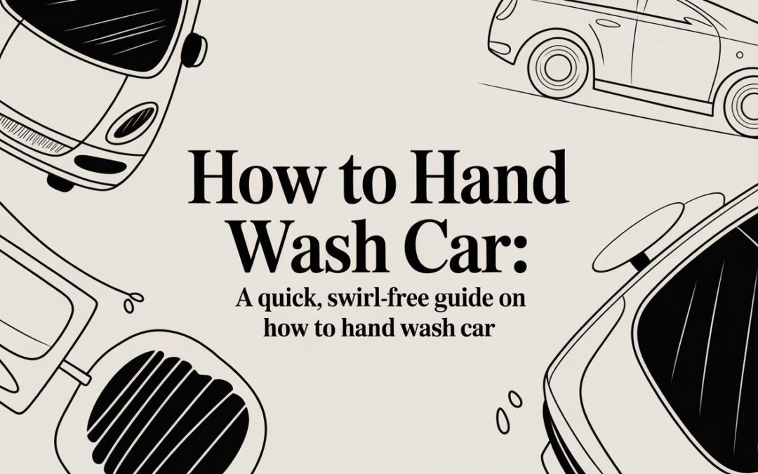 How to Hand Wash Car: A Quick, Swirl-Free Guide on how to hand wash car