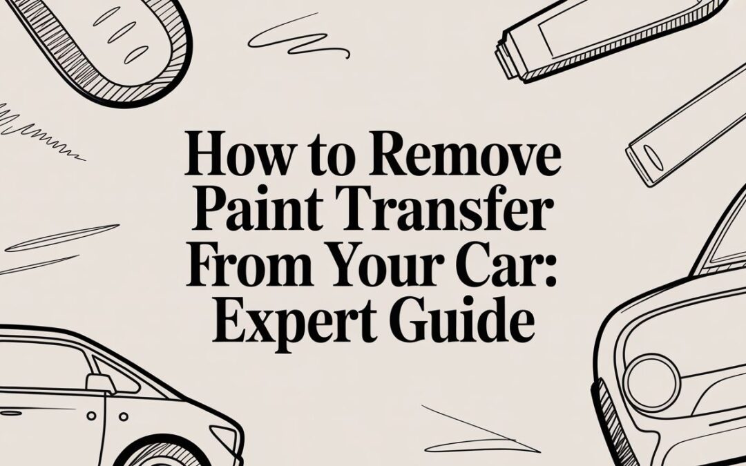 How to Remove Paint Transfer From Your Car: Expert Guide