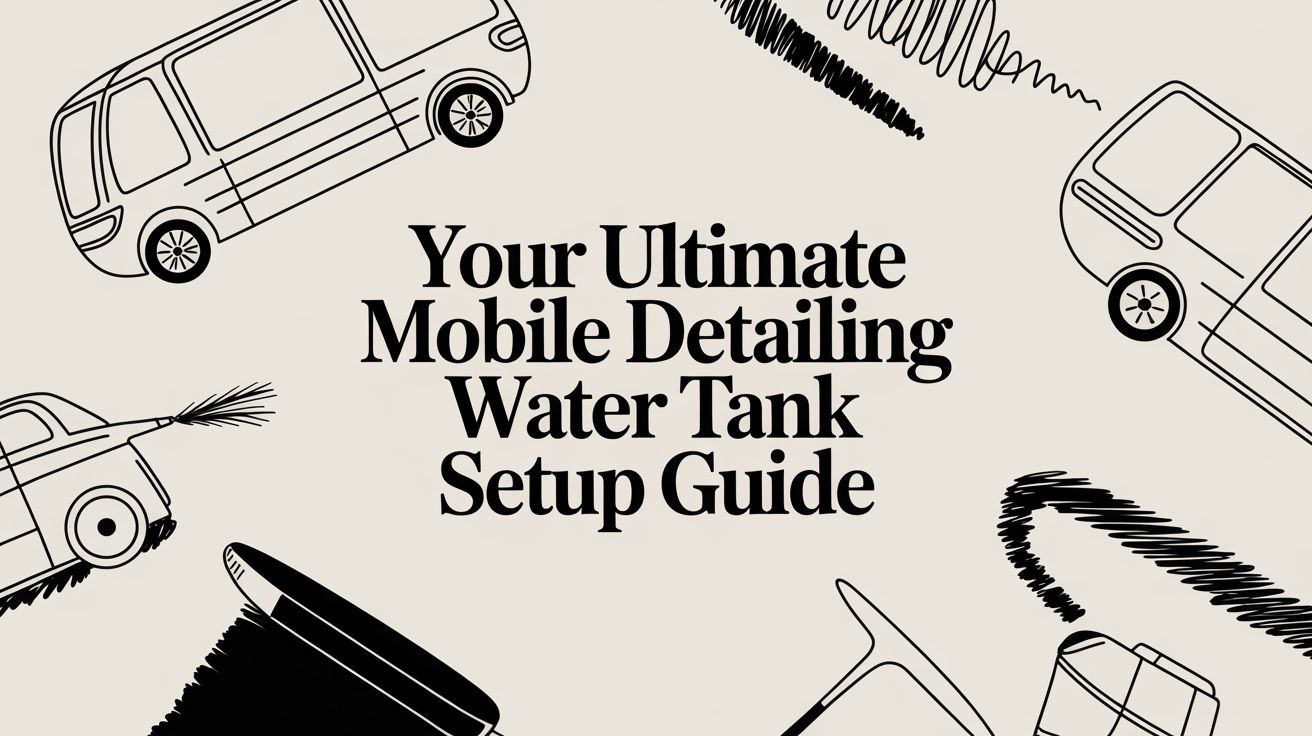 Your Ultimate Mobile Detailing Water Tank Setup Guide