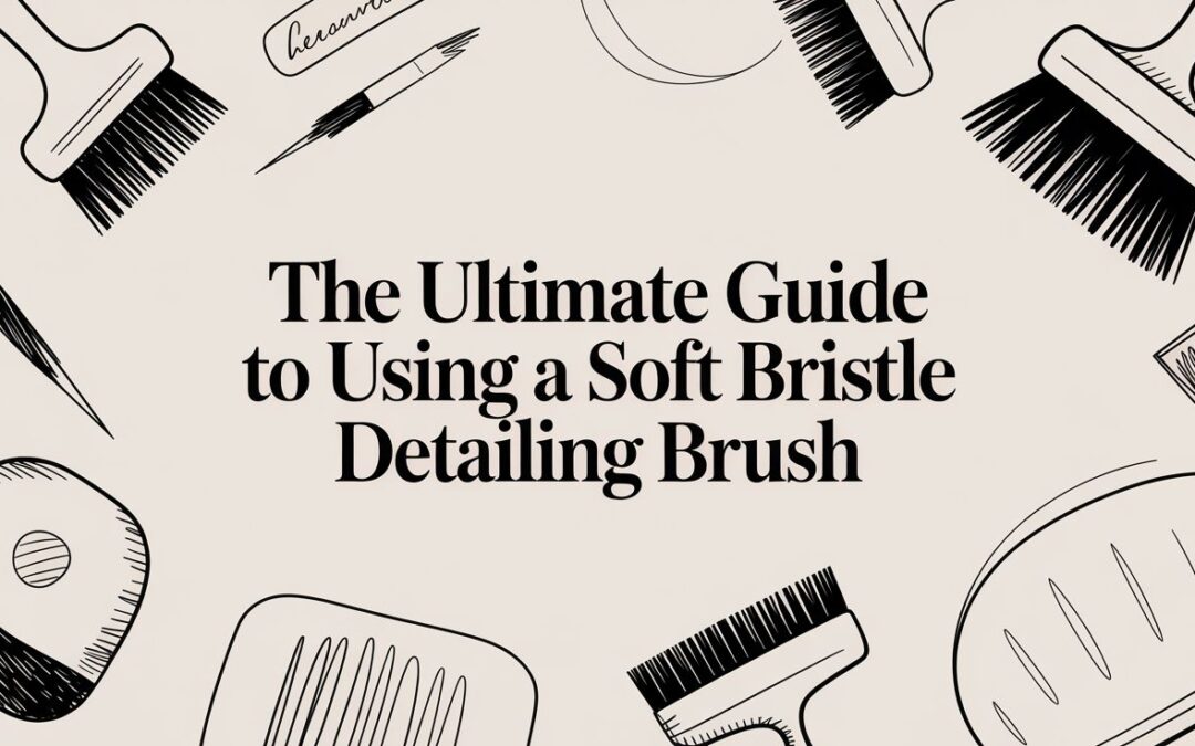 The Ultimate Guide to Using a Soft Bristle Detailing Brush
