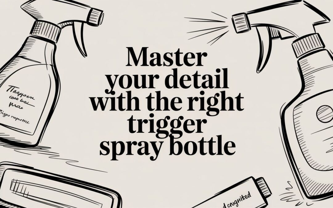 Master Your Detail With The Right Trigger Spray Bottle