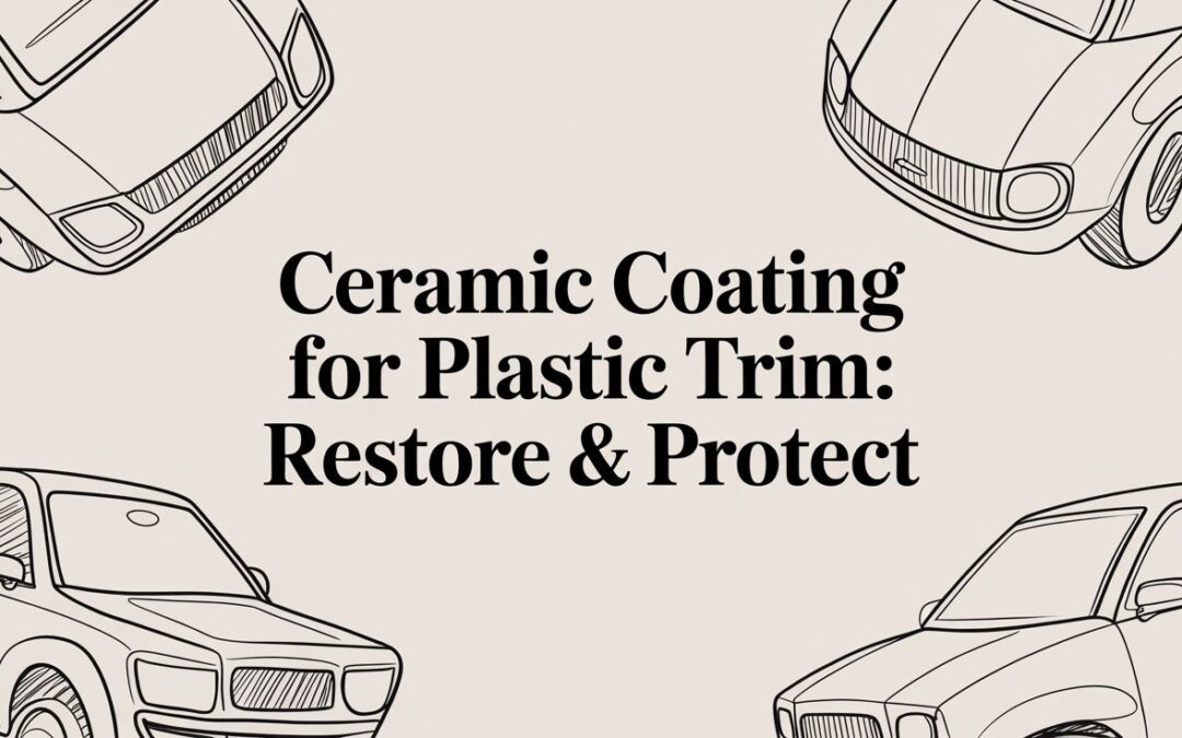 Ceramic Coating for Plastic Trim: Restore & Protect