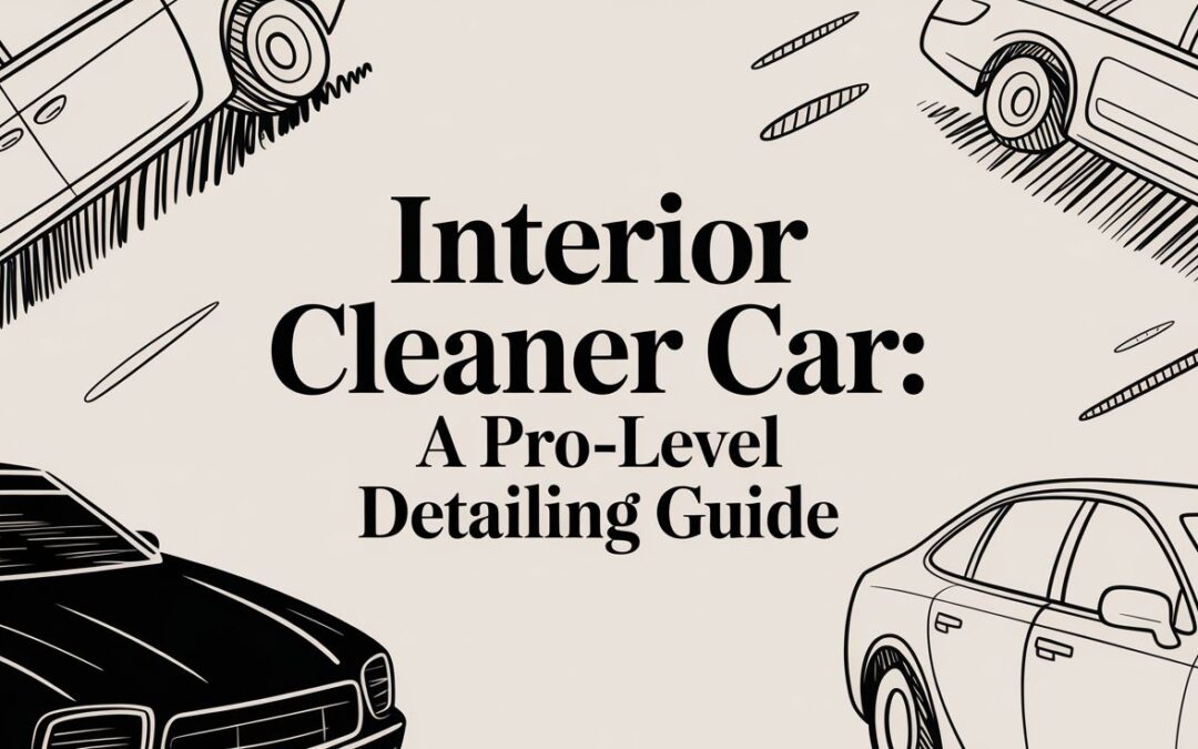 Interior Cleaner Car: A Pro-Level Detailing Guide