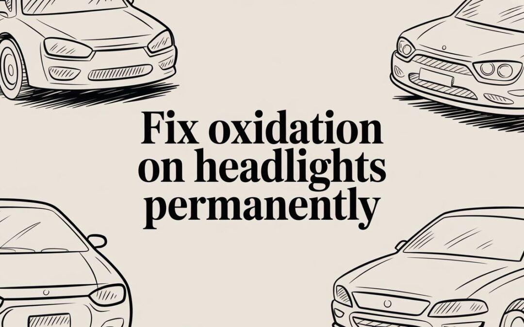 Fix Oxidation On Headlights Permanently