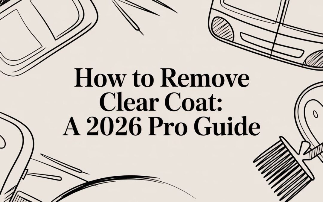 How to Remove Clear Coat: A 2026 Pro Guide