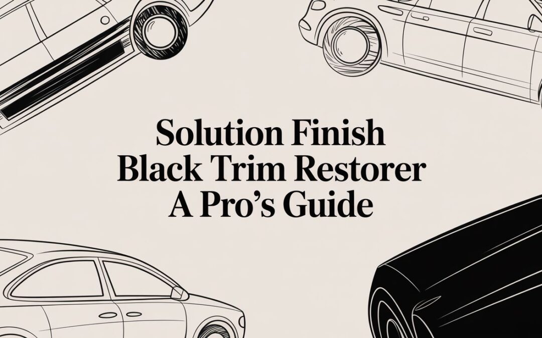 Solution Finish Black Trim Restorer A Pro’s Guide