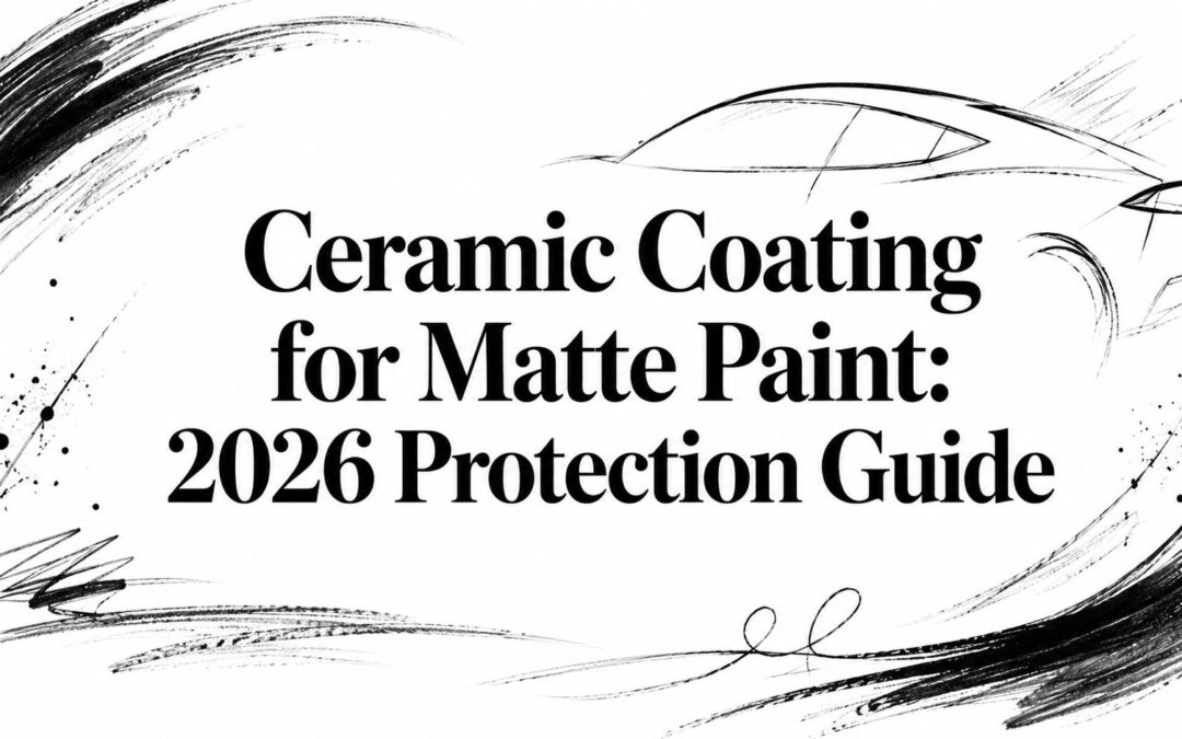 Ceramic Coating for Matte Paint: 2026 Protection Guide
