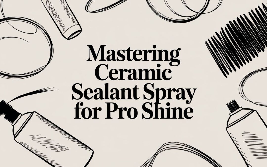 Mastering Ceramic Sealant Spray for Pro Shine
