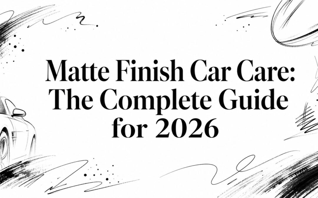 Matte Finish Car Care: The Complete Guide for 2026