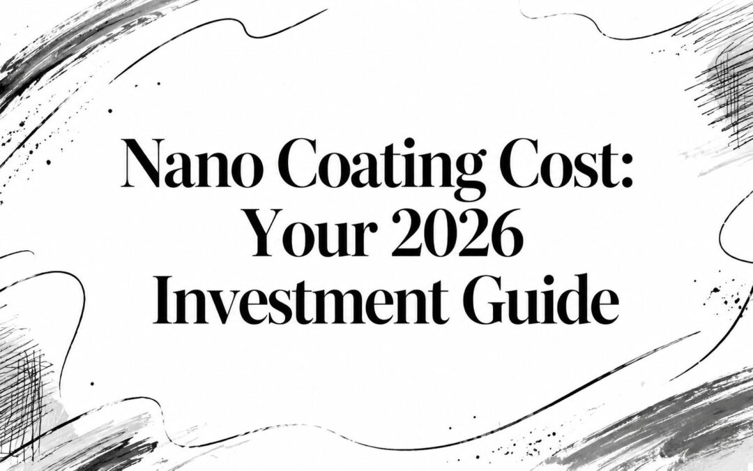 Nano Coating Cost: Your 2026 Investment Guide