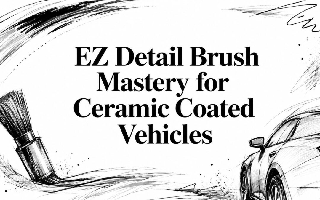 EZ Detail Brush Mastery for Ceramic Coated Vehicles