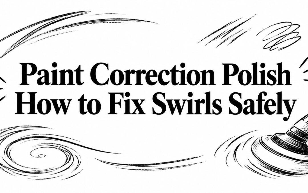 Paint Correction Polish How to Fix Swirls Safely