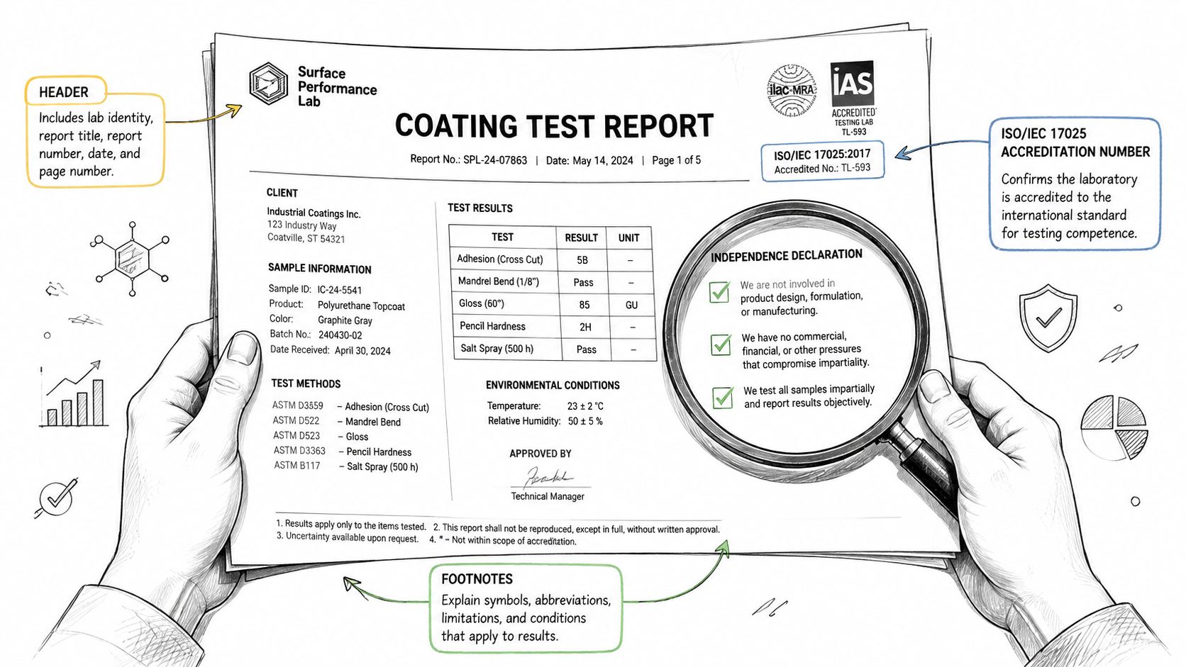 Screenshot from https://example.com/sample-coating-test-report.png
