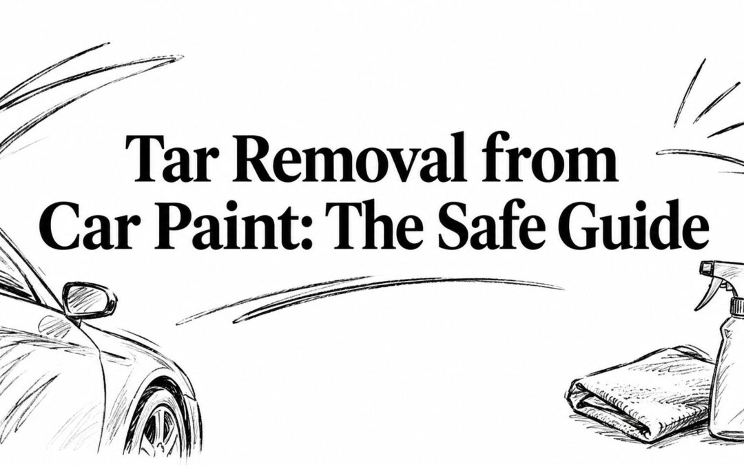 Tar Removal from Car Paint: The Safe Guide